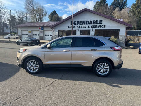 2021 Ford Edge for sale at Dependable Auto Sales and Service in Binghamton NY