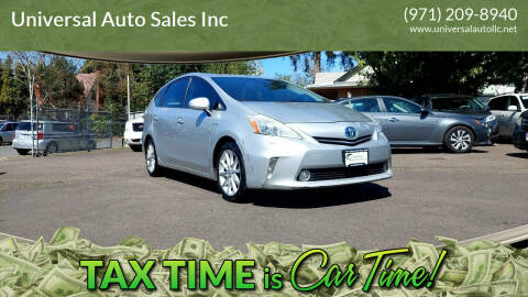 2012 Toyota Prius v for sale at Universal Auto Sales Inc in Salem OR