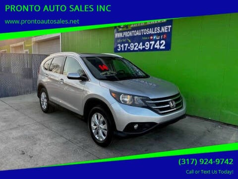 2014 Honda CR-V for sale at PRONTO AUTO SALES INC in Indianapolis IN