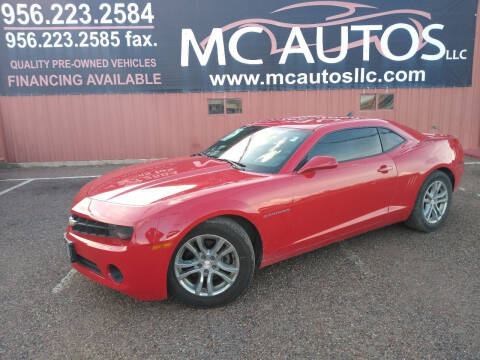 2012 Chevrolet Camaro for sale at MC Autos LLC in Pharr TX