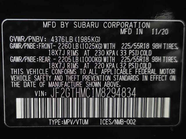 2021 Subaru Crosstrek Limited