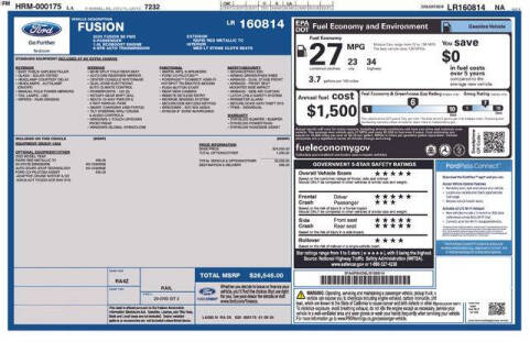 2020 Ford Fusion SE