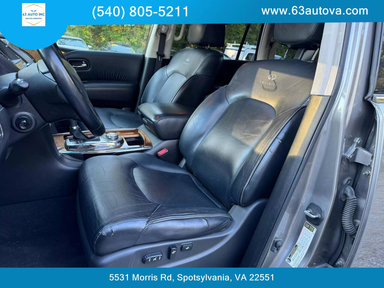 2013 INFINITI QX56 for sale at 63 Auto Inc in Spotsylvania, VA