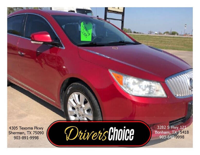 2013 Buick LaCrosse for sale at Drivers Choice in Bonham TX