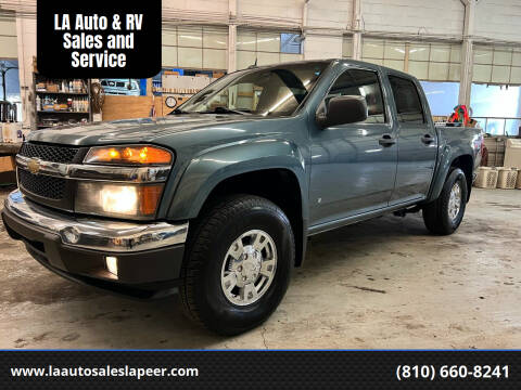 2007 Chevrolet Colorado for sale at LA Auto & RV Sales and Service in Lapeer MI