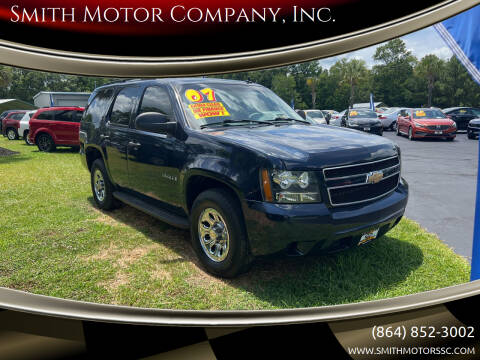 2007 Chevrolet Tahoe for sale at Smith Motor Company, Inc. in Mc Cormick SC