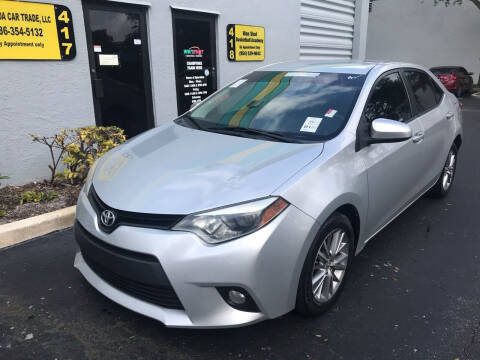 2014 Toyota Corolla for sale at FLORIDA CAR TRADE LLC in Davie FL
