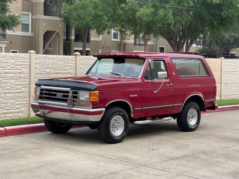 1991 Ford Bronco for sale at RBP Automotive Inc. in Houston TX