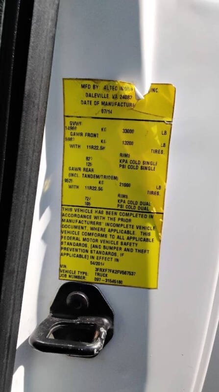 2015 Ford F-750 Super Duty