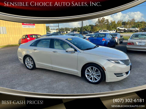 2015 Lincoln MKZ for sale at Sensible Choice Auto Sales, Inc. in Longwood FL