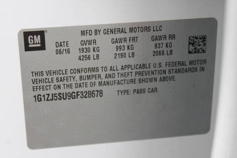 2016 Chevrolet Malibu Hybrid