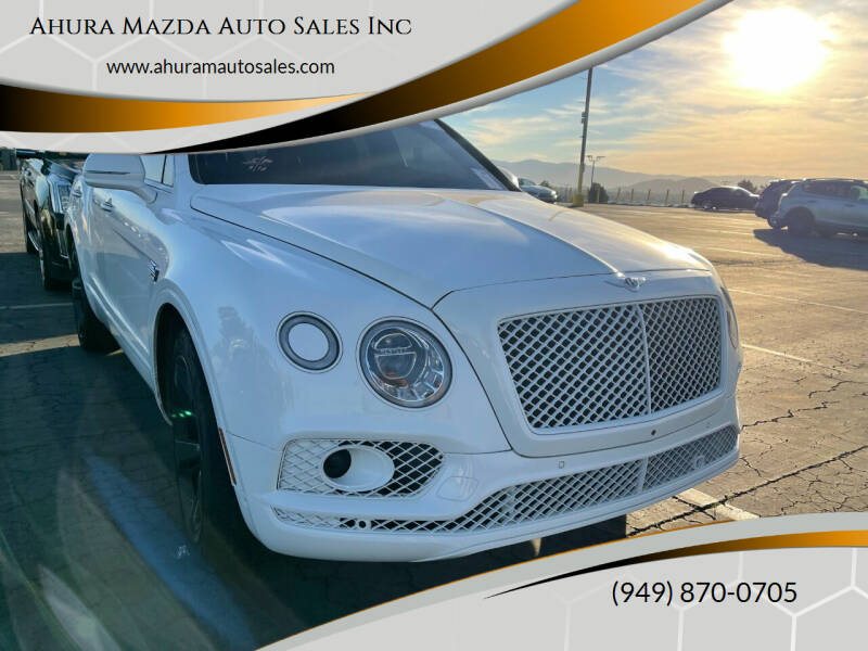 2018 Bentley Bentayga for sale at Ahura Mazda Auto Sales Inc in Laguna Hills CA