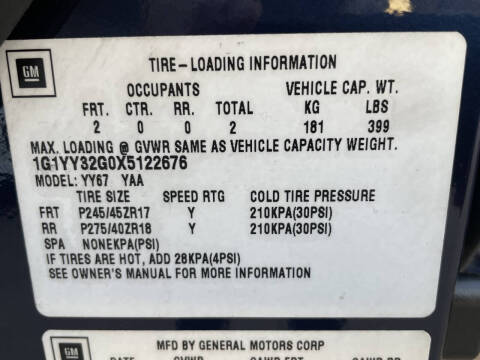 1999 Chevrolet Corvette