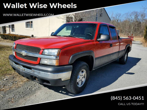 2003 Chevrolet Silverado 1500 for sale at Wallet Wise Wheels in Montgomery NY