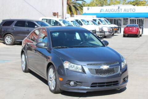 2013 Chevrolet Cruze for sale at August Auto in El Cajon CA