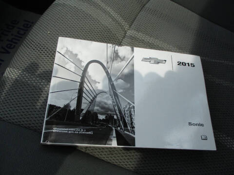 2015 Chevrolet Sonic LT Auto