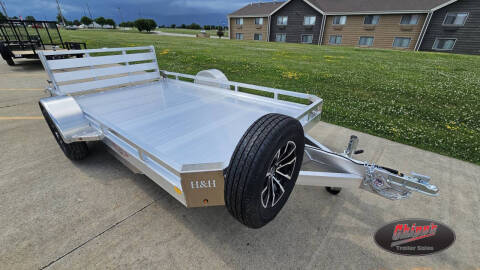 2025 H&H Trailers 78x12 Aluminum Low Side, 3K Id