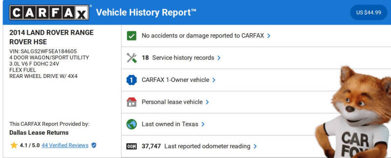 2014 Land Rover Range Rover HSE