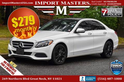 2017 Mercedes-Benz C-Class for sale at Import Masters in Great Neck NY