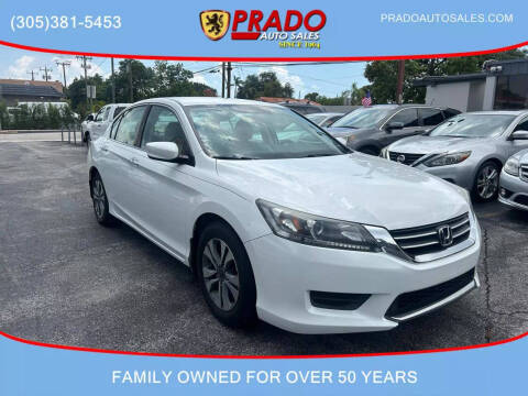 2015 Honda Accord for sale at Prado Auto Sales in Miami FL