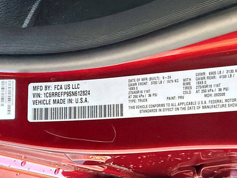 2025 RAM 1500