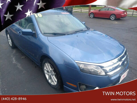 2010 Ford Fusion for sale at TWIN MOTORS in Madison OH
