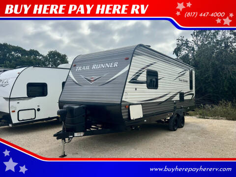 2018 Heartland Trail Runner 25JM for sale at BUY HERE PAY HERE RV in Burleson TX