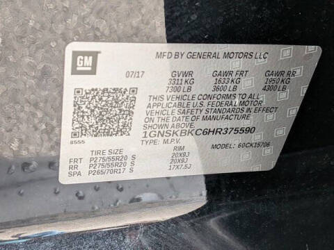 2017 Chevrolet Tahoe LT