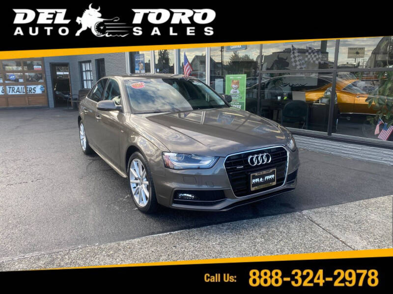 2015 Audi A4 for sale at DEL TORO AUTO SALES in Auburn WA