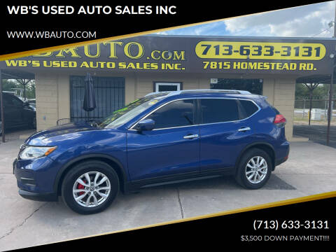 2017 Nissan Rogue for sale at WB'S USED AUTO SALES INC in Houston TX