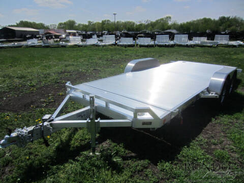 2024 Aluma Car Hauler 8216TILT-TA-EL-RTD for sale at Rondo Truck & Trailer in Sycamore IL