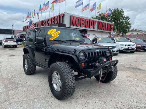 2012 Jeep Wrangler for sale at Giant Auto Mart in Houston TX