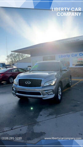 2017 Infiniti QX80 for sale at LIBERTY CAR COMPANY in Waterloo IA