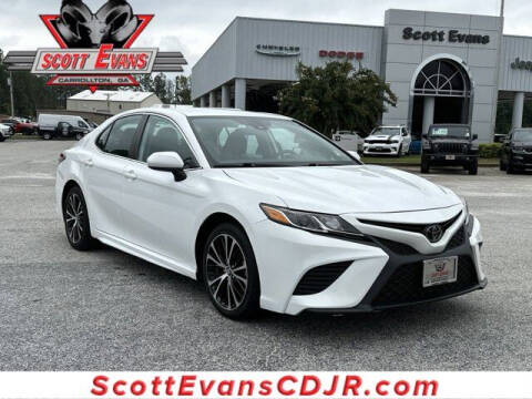 2020 Toyota Camry for sale at SCOTT EVANS CHRYSLER DODGE in Carrollton GA