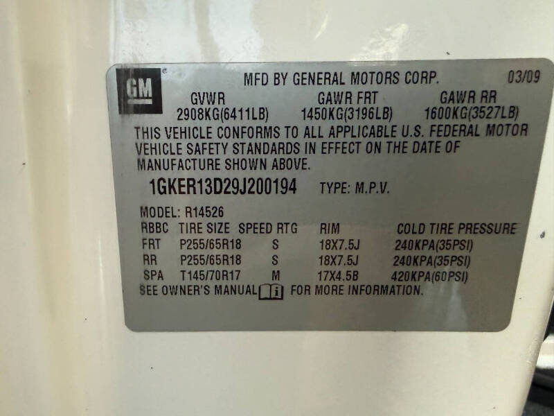 2009 GMC Acadia SLE-1