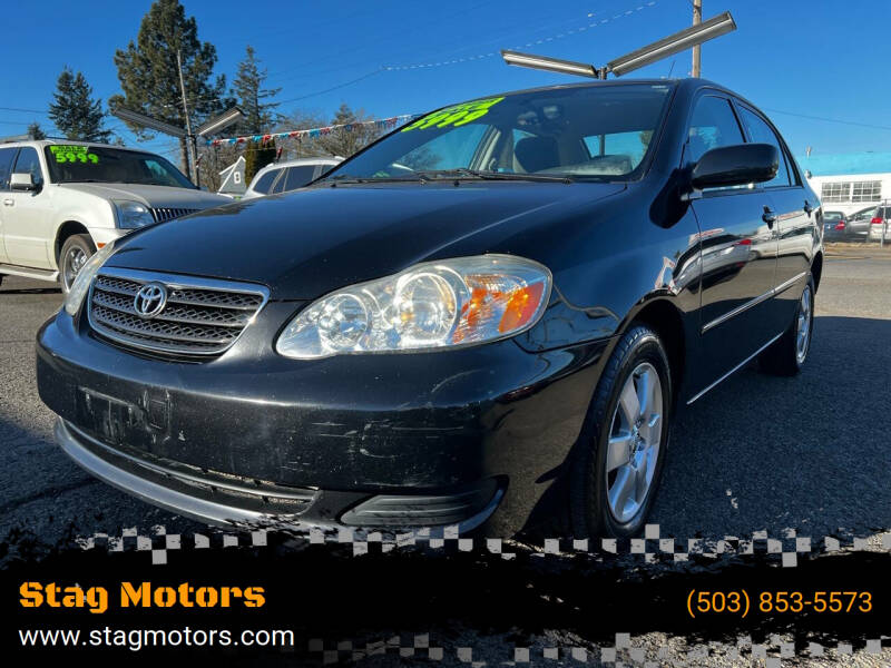 2005 Toyota Corolla for sale at Stag Motors in Portland OR