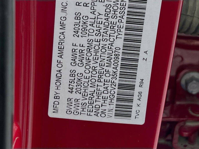 2019 Honda Accord Sport