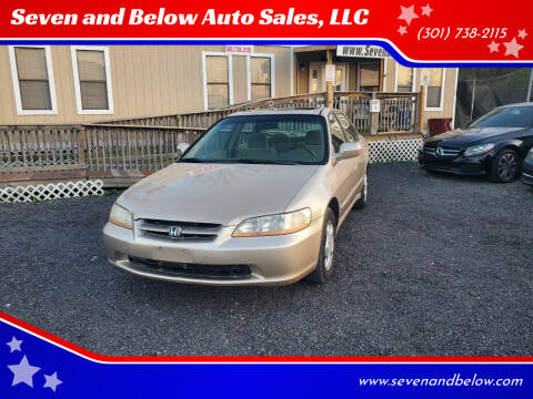 2000 Honda Accord for sale at Seven and Below Auto Sales, LLC in Rockville MD