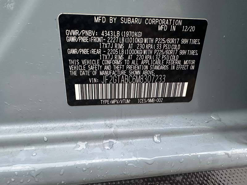 2021 Subaru Crosstrek