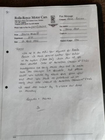 1996 Rolls-Royce Silver Spur