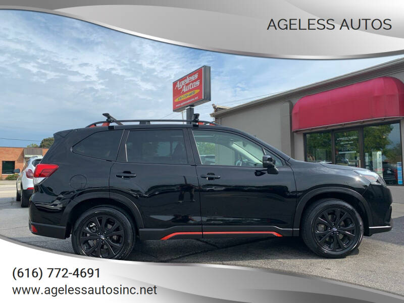 2022 Subaru Forester for sale at Ageless Autos in Zeeland MI