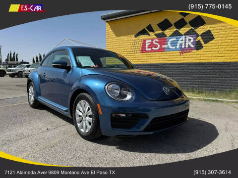 2019 Volkswagen Beetle for sale at Escar Auto - 9809 Montana Ave Lot in El Paso TX