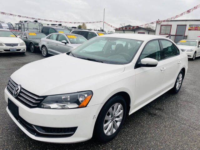 2013 Volkswagen Passat for sale at New Creation Auto Sales in Everett, WA