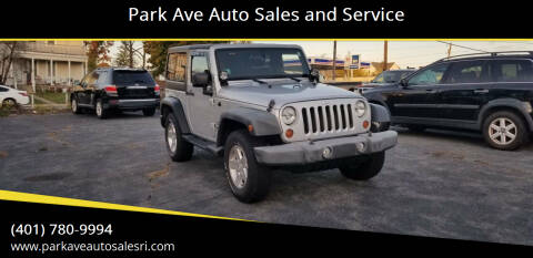 2011 Jeep Wrangler for sale at Park Ave Auto Sales and Service in Cranston RI