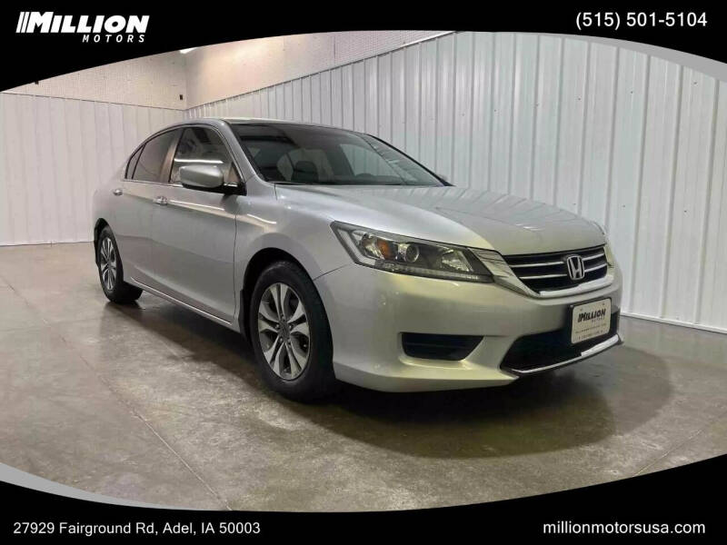 2014 Honda Accord for sale at Million Motors in Adel IA