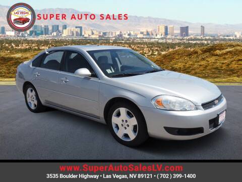 2007 Chevrolet Impala for sale at Super Auto Sales in Las Vegas NV