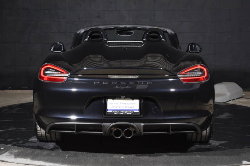 2016 Porsche Boxster Spyder