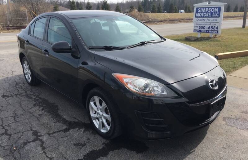 2010 Mazda MAZDA3 for sale at SIMPSON MOTORS in Youngstown OH