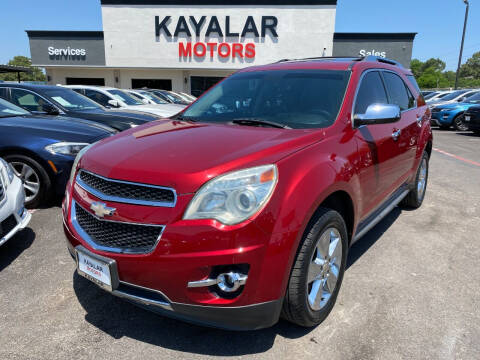 2012 Chevrolet Equinox for sale at KAYALAR MOTORS in Houston TX