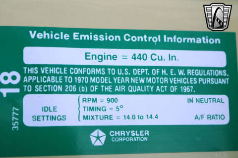 1970 Plymouth Roadrunner